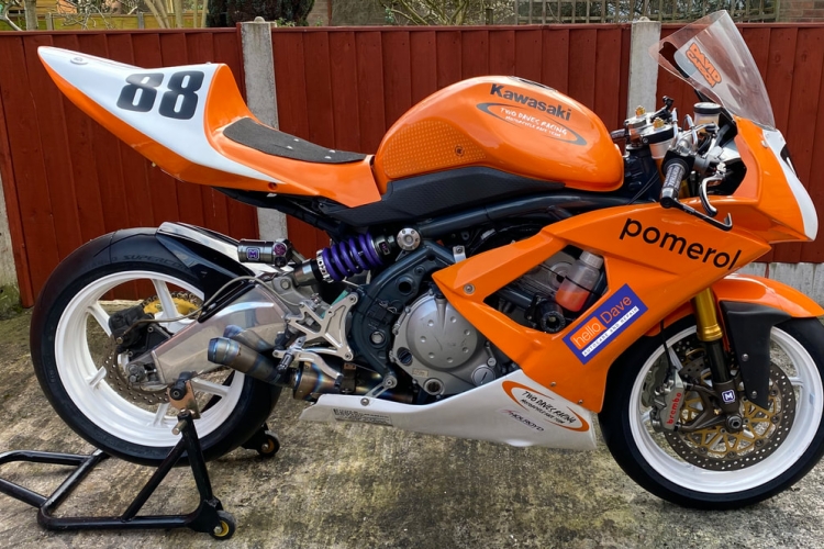 The bike is a popular (and successful) platform for supertwin motorcycle racing