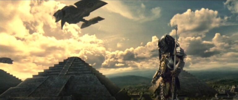 Alien vs Predator has many of the same story beats. It's also got a very familiar-looking ziggurat. It probably doesn't mean anything though...