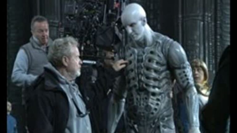 Ridley Scott explained to the alien god where his nipples ought to be.
