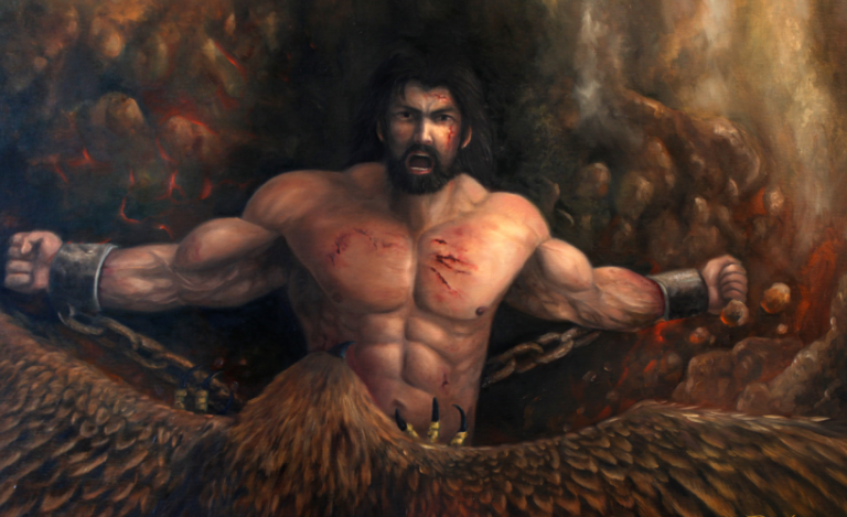The real Prometheus took so many steroids that his underwear was mostly made of his own blood.