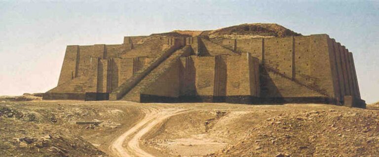 The ziggurat of Eu, a Sumerian temple. History is fun.