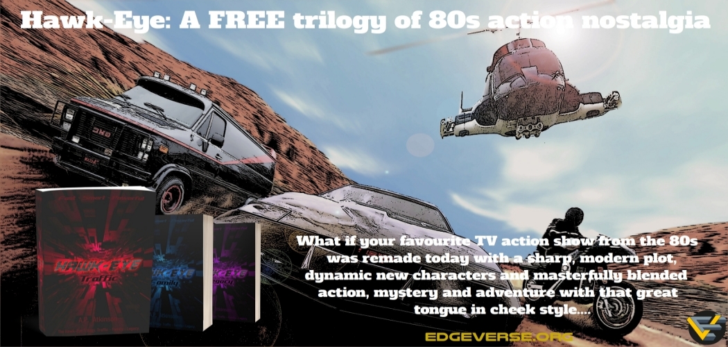 Hawk Eye Trilogy - Free 80s action/comedy/adventure/sci-fi/thriller