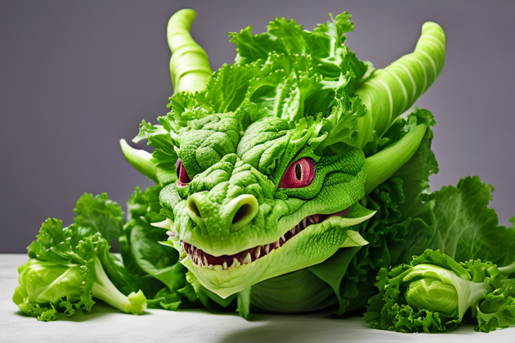 Fantasy, by definition, needs to explore beyond our accepted limits. Here's a dragon made of lettuce...